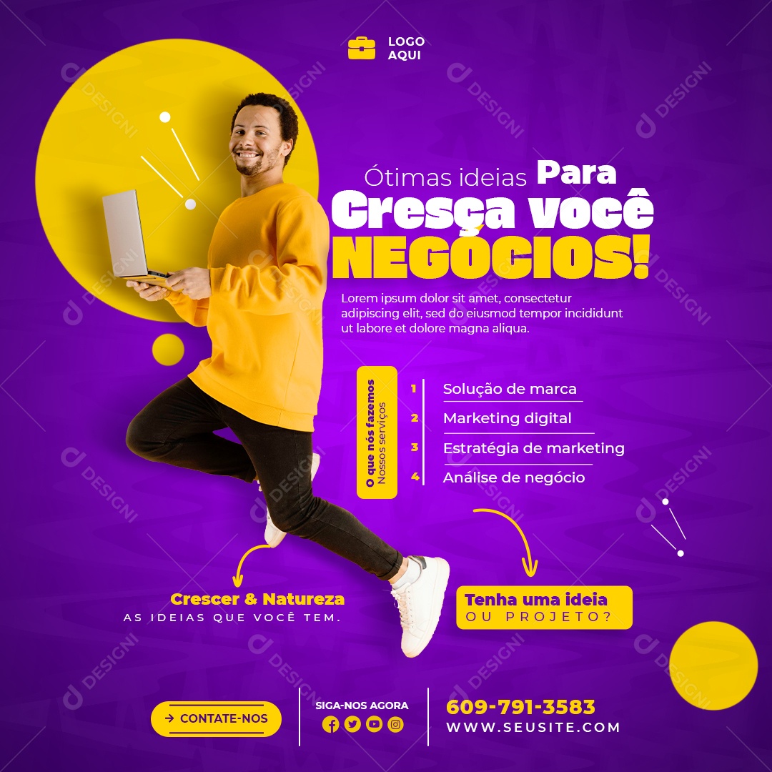 Voltar as Aulas Social Media PSD Editável