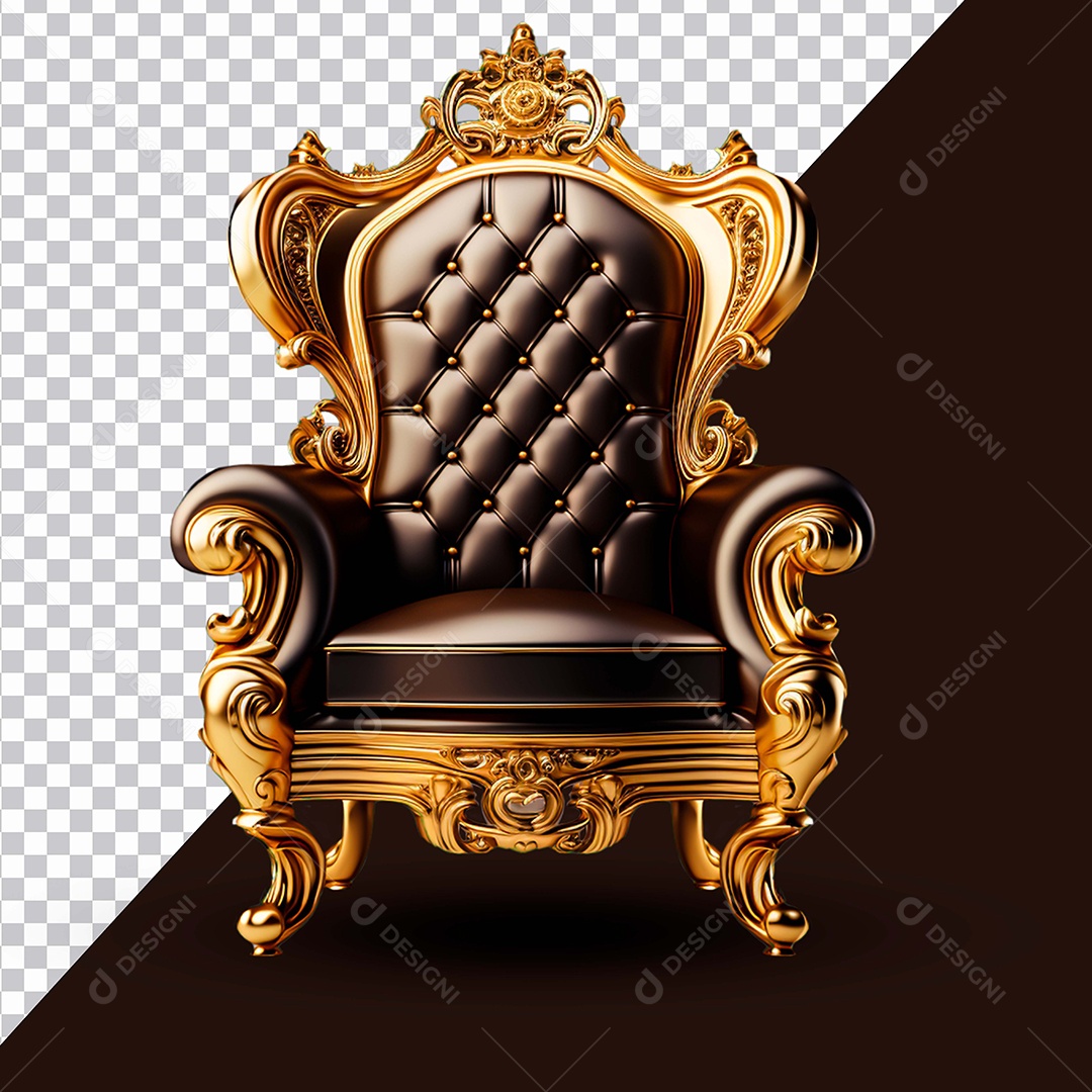 Elemento 3D Poltrona Para Composição PSD