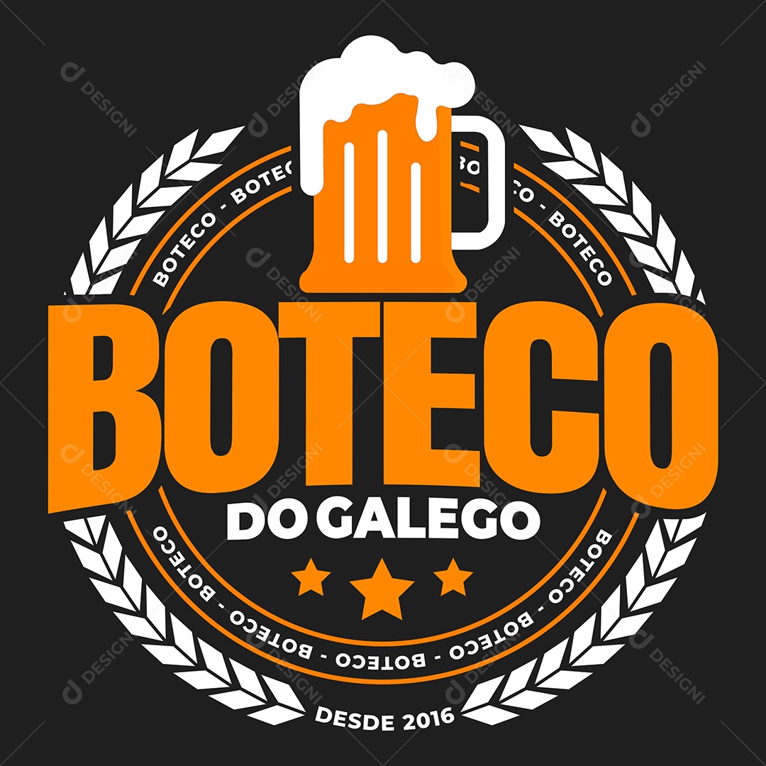 Boteco do Galego Distribuidora Social Media PSD Editável