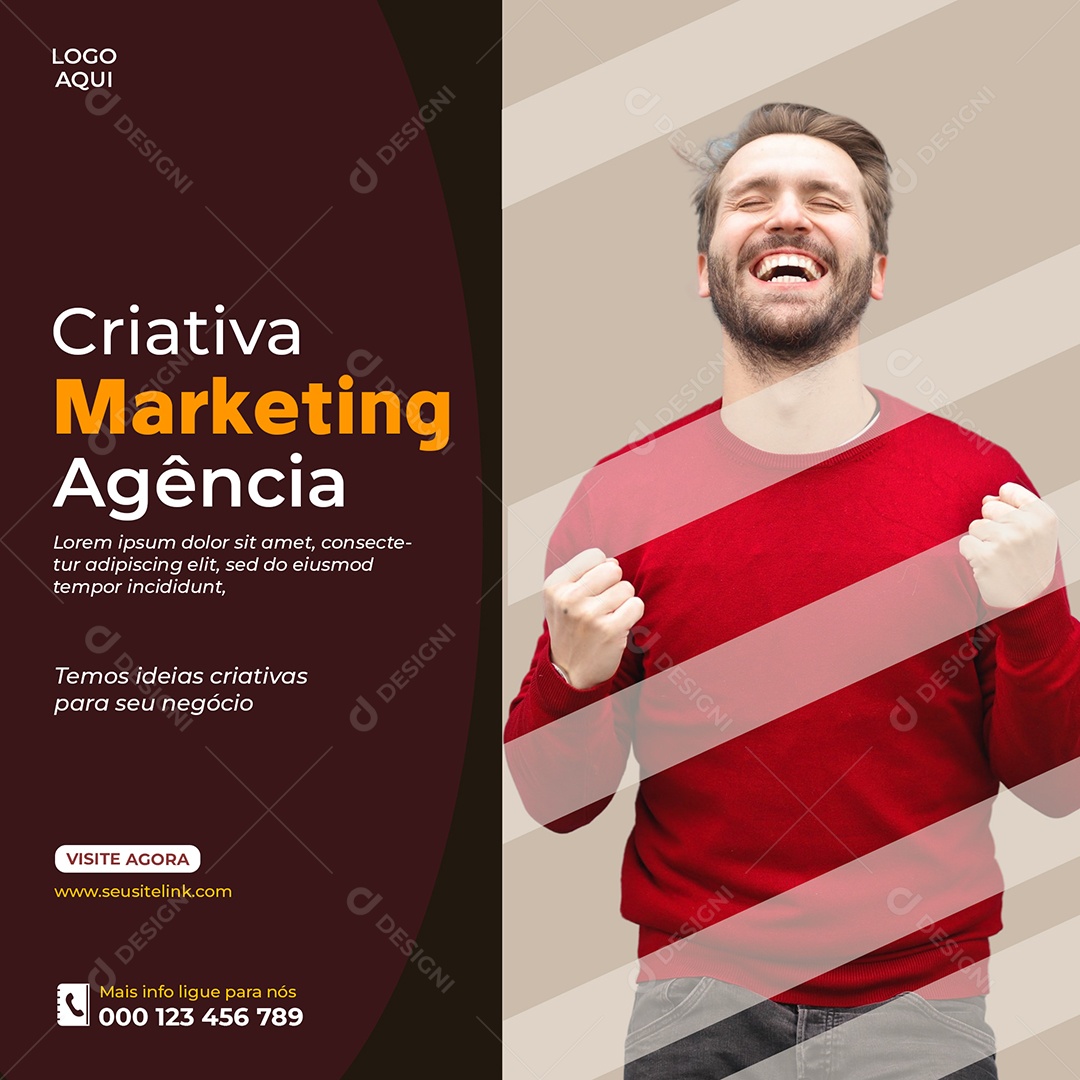 Social Media Marketing Digital PSD Editável