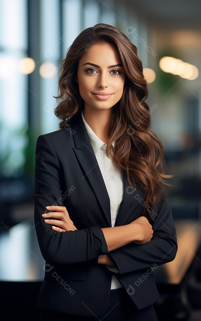 Retrato de mulheres de negócios alegres