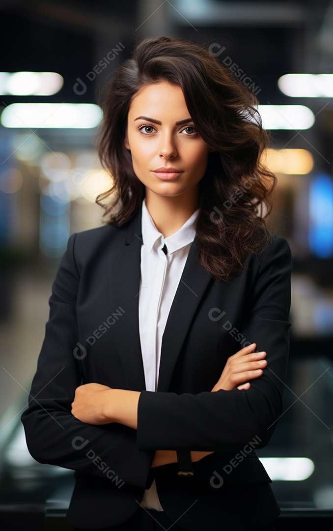 Retrato de mulheres de negócios alegres