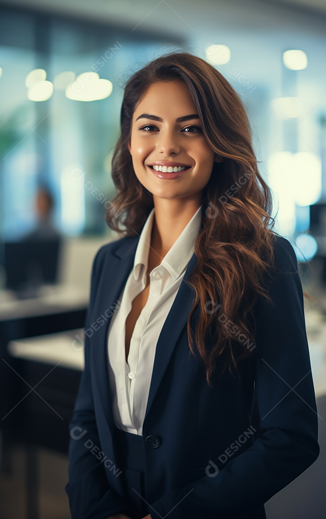Retrato de mulheres de negócios alegres em terno