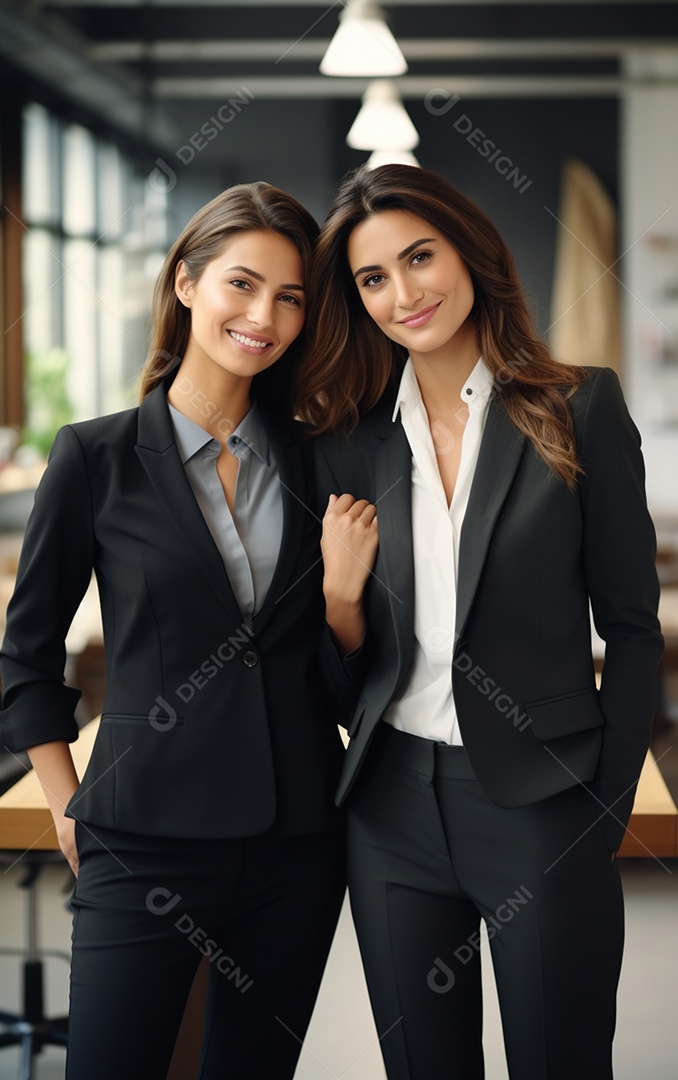 Linda empresária moderna