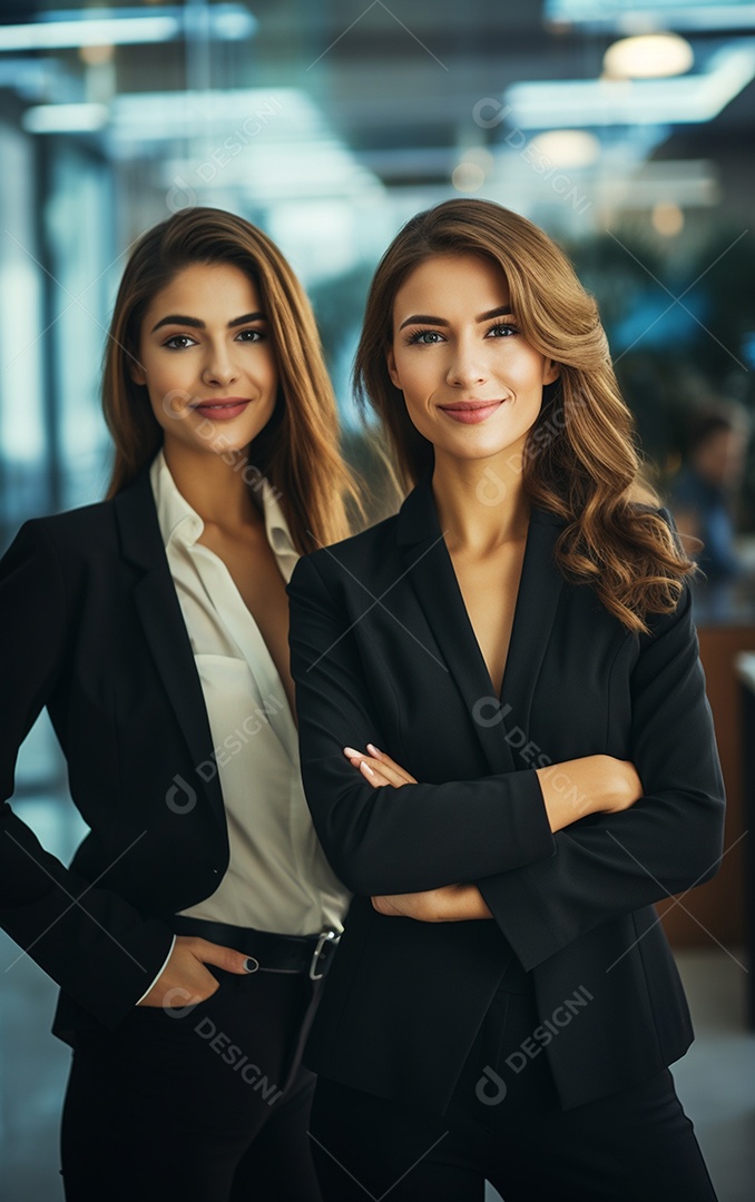 Linda empresária moderna