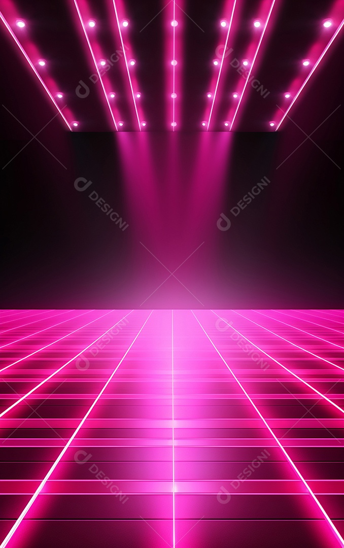 Background com iluminação rosa