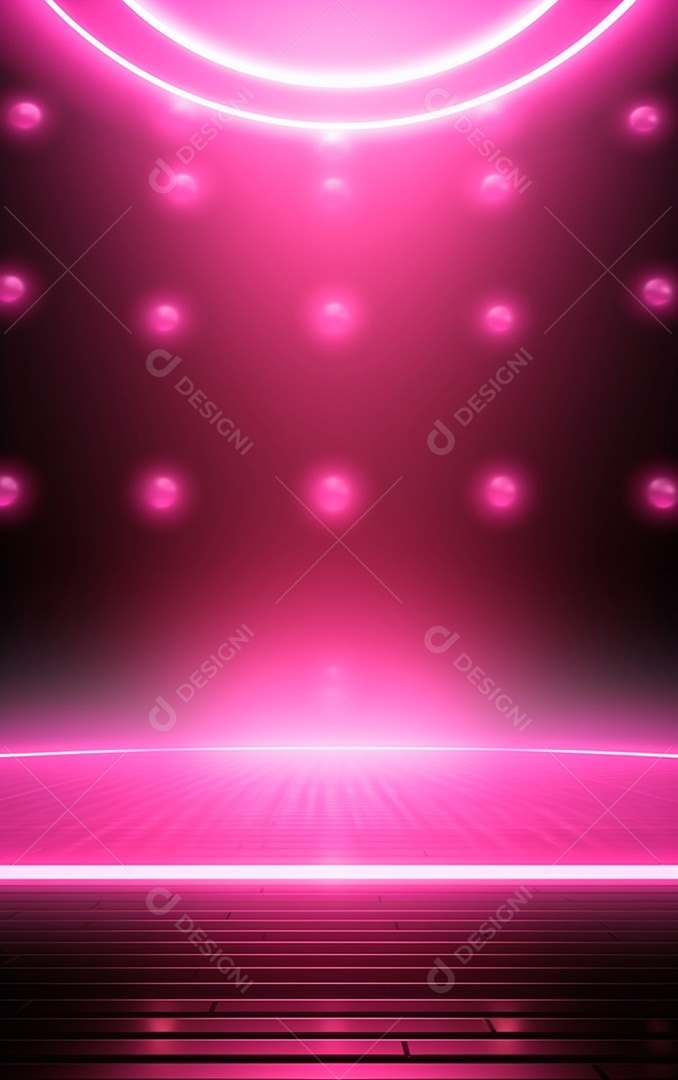 Background com iluminação rosa