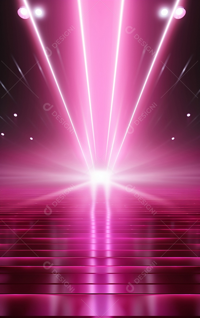 Background com iluminação rosa