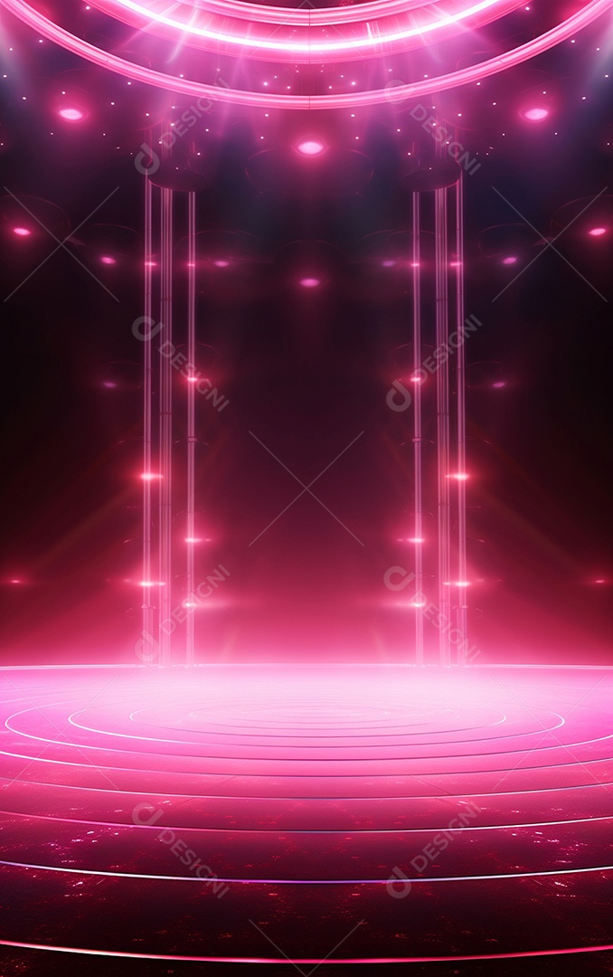 Background com iluminação rosa