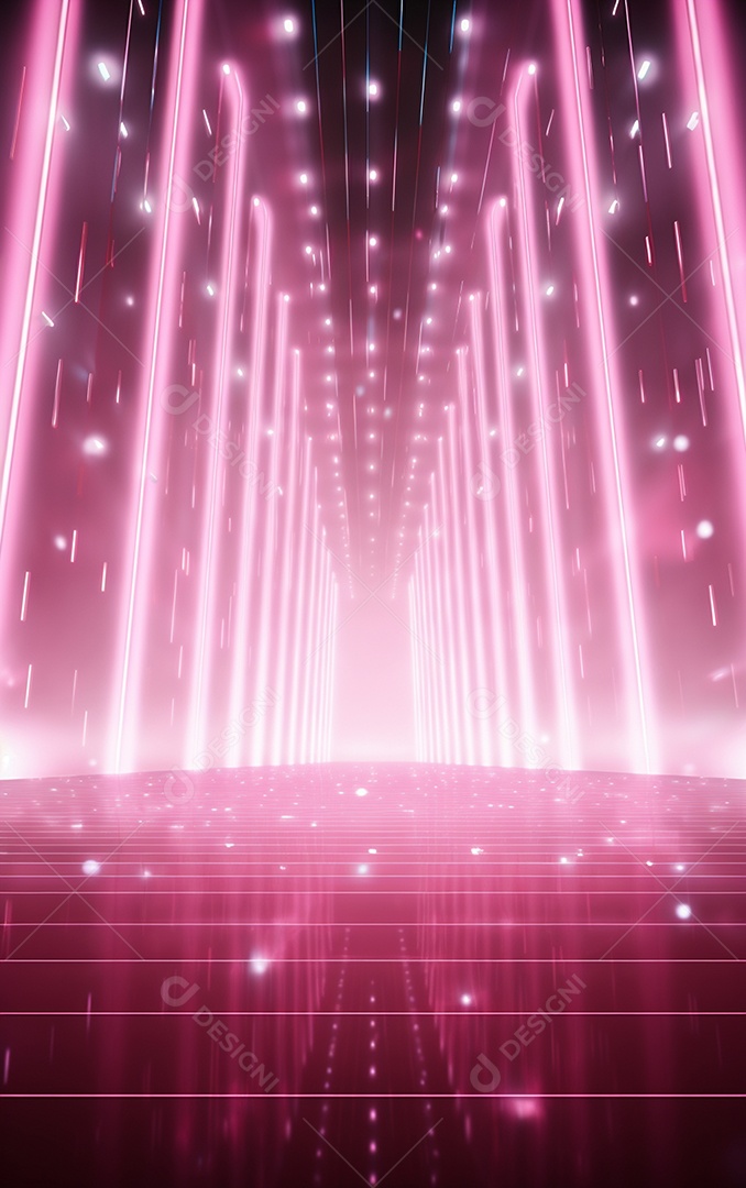 Background com iluminação rosa