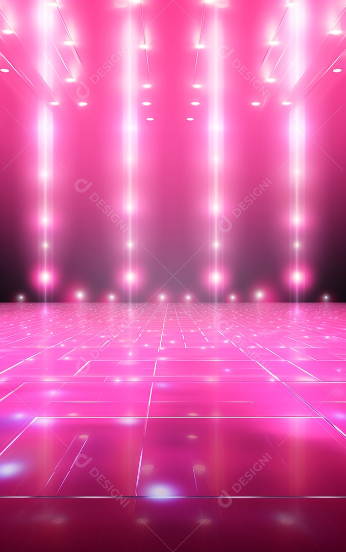 Background com iluminação rosa