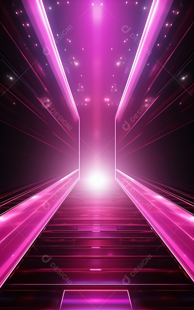 Background com iluminação rosa