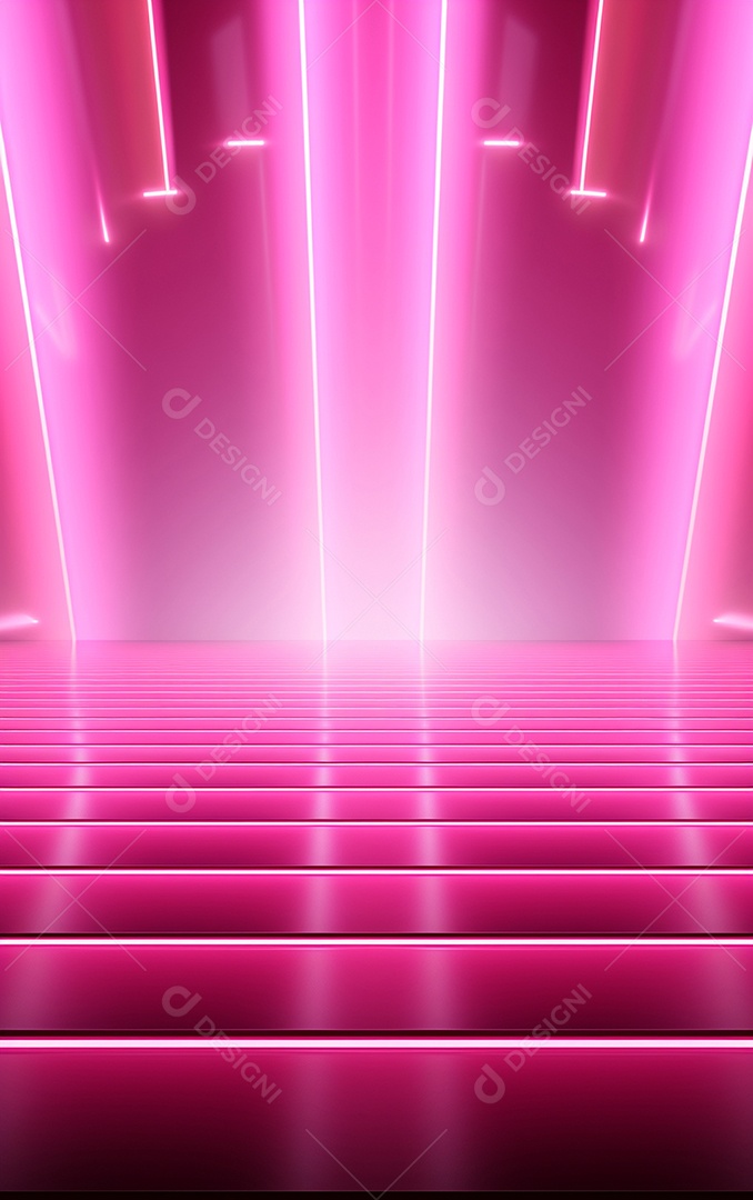 Background com iluminação rosa