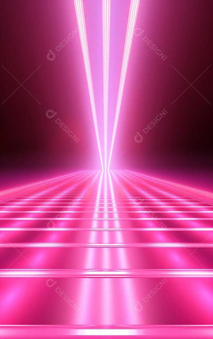Background com iluminação rosa