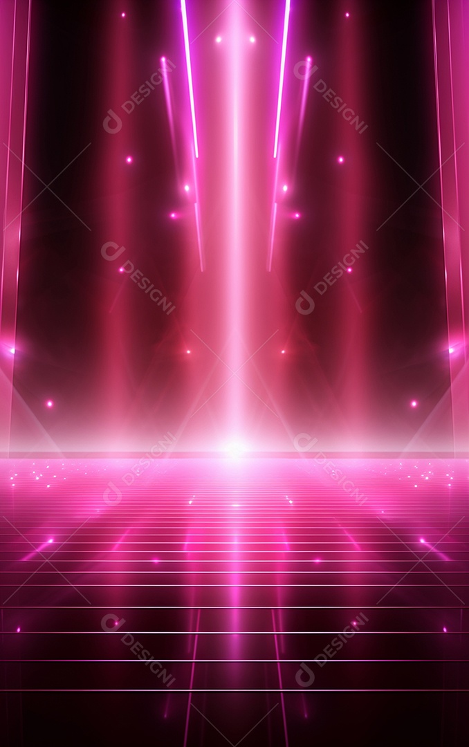 Background com iluminação rosa