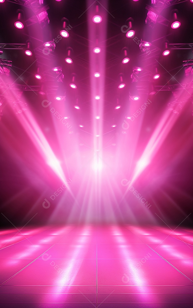 Background com iluminação rosa