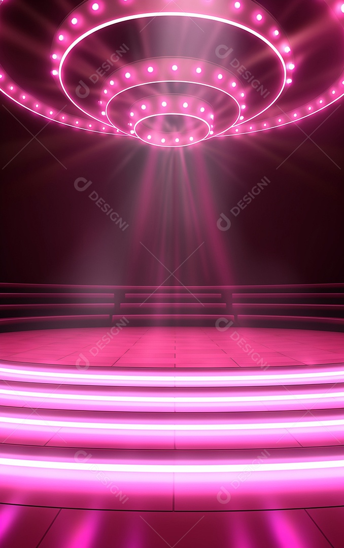 Background com iluminação rosa