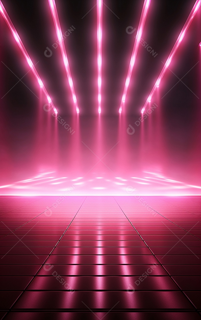 Background com iluminação rosa