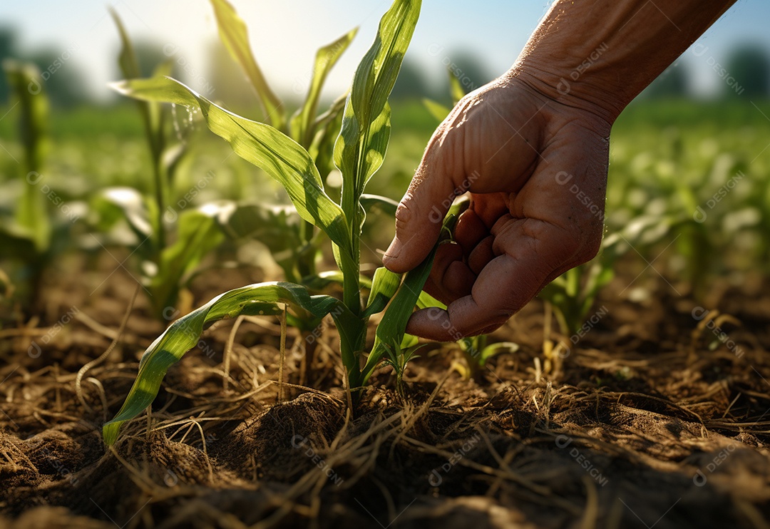 Agricultores entregam plantas de fazenda