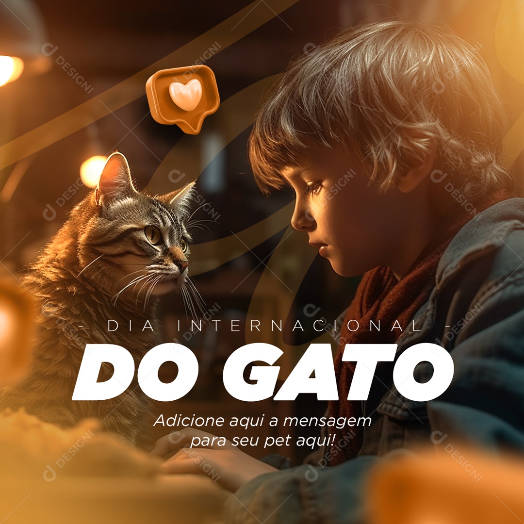 Dia Mundial Do Gato Social Media