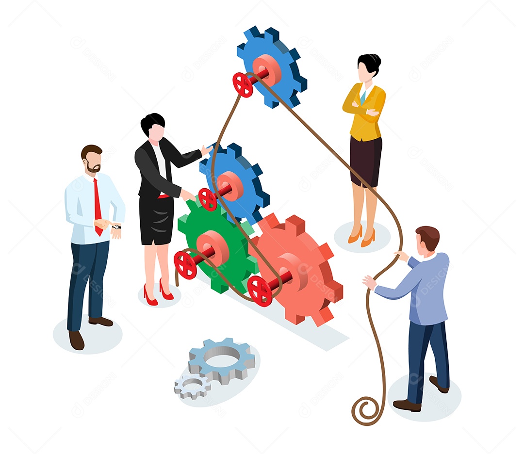 Equipe de Negócios Vetor EPS