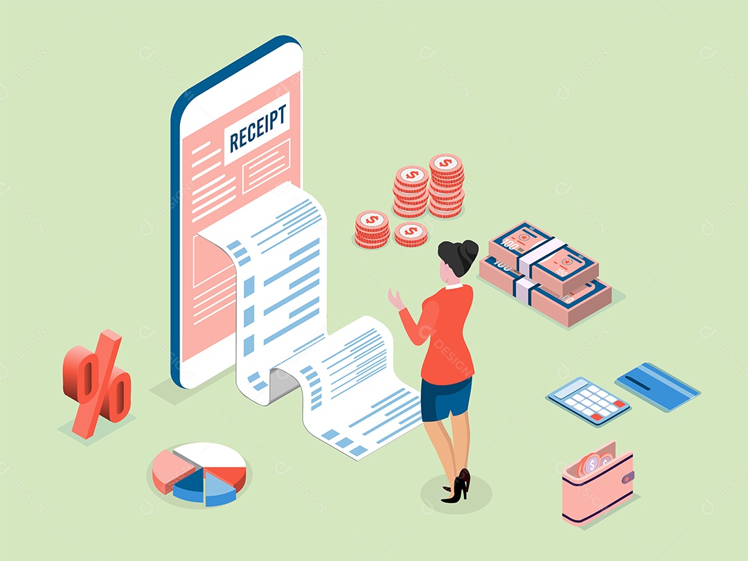 Pagamentos Ilustração Vetor EPS