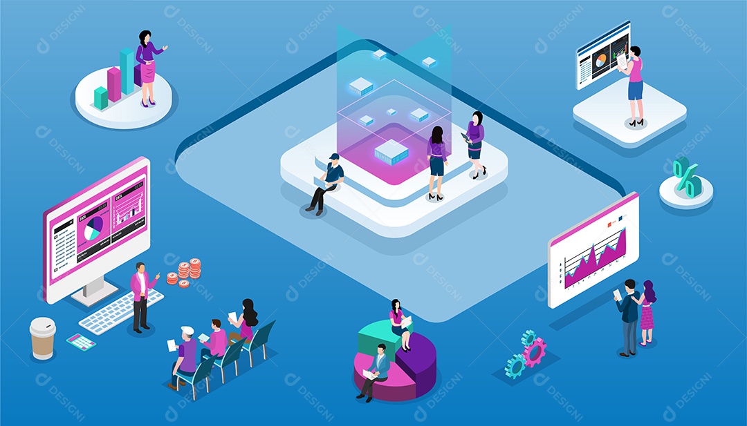 Gestação de Negócios Vetor EPS