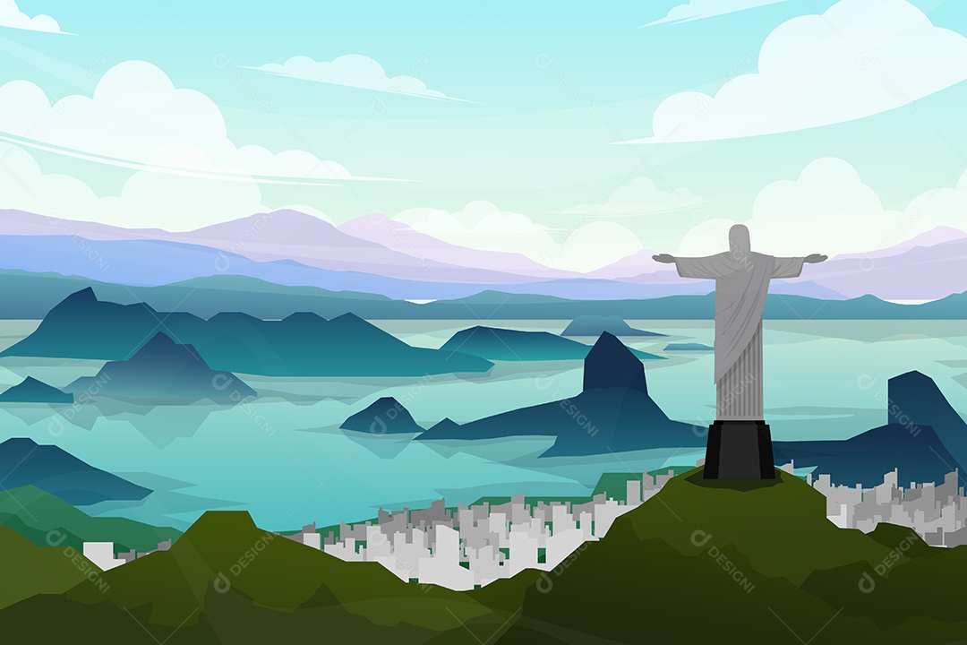 Cristo Redentor Vetor EPS