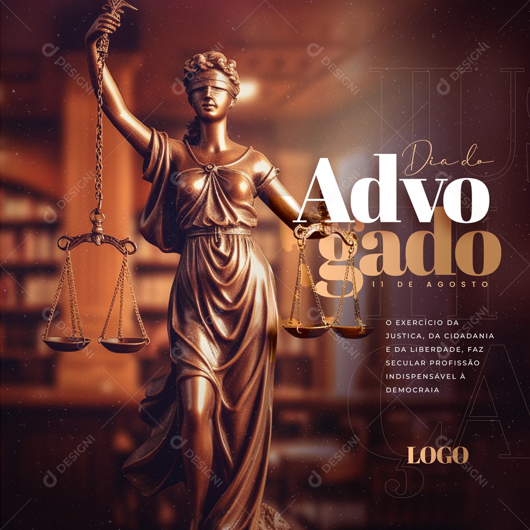 Dia Do Advogado Social Media PSD Editável
