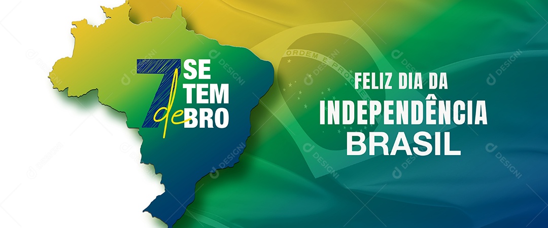 Banner 7 De Setembro Dia Da Independência Social Media PSD Editável