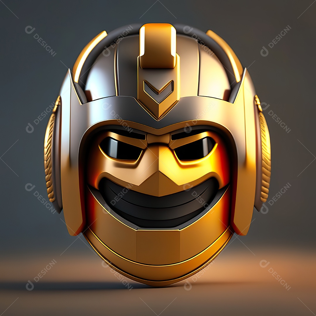 Herói emoji renderização altamente detalhada de 8k octanas