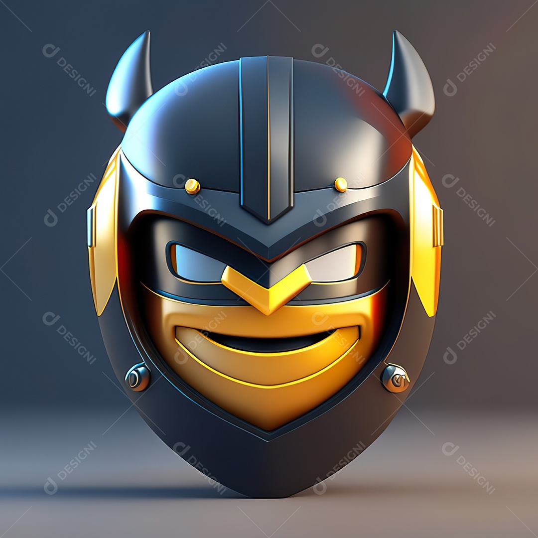 Herói emoji renderização altamente detalhada de 8k octanas