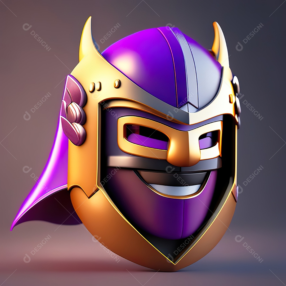 Herói emoji renderização altamente detalhada de 8k octanas