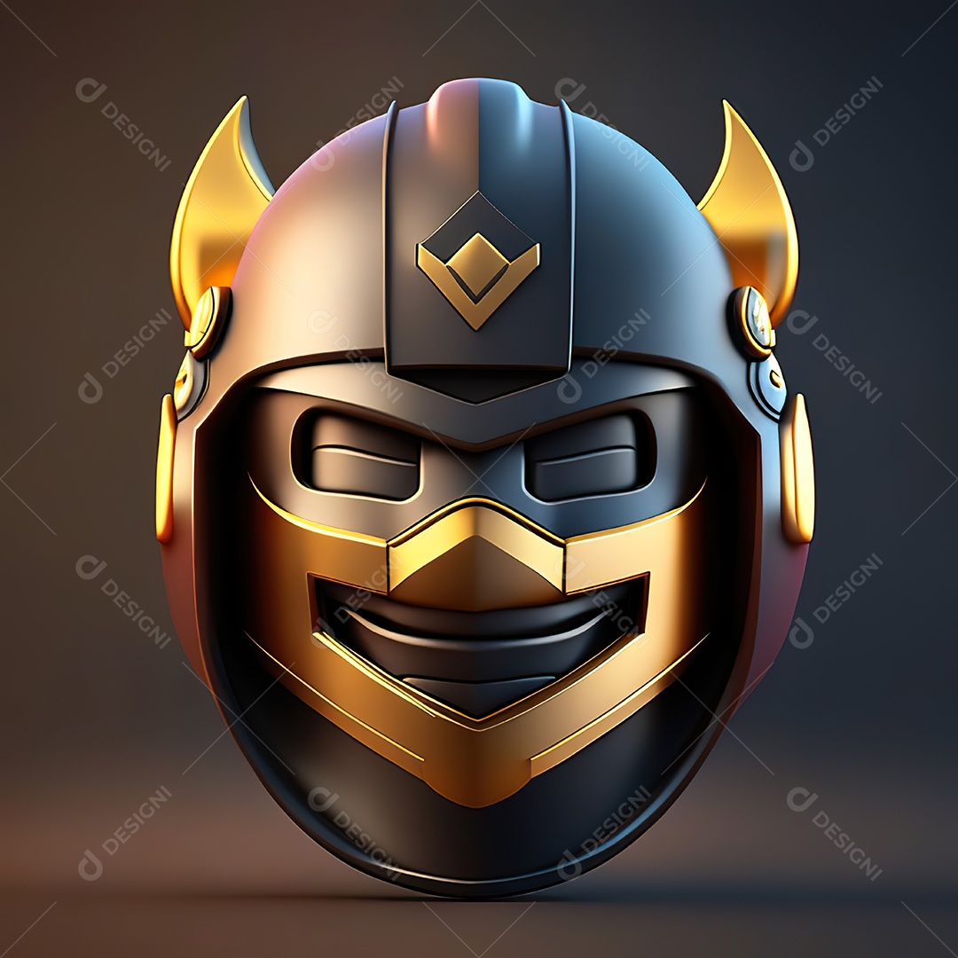 Herói emoji renderização altamente detalhada de 8k octanas