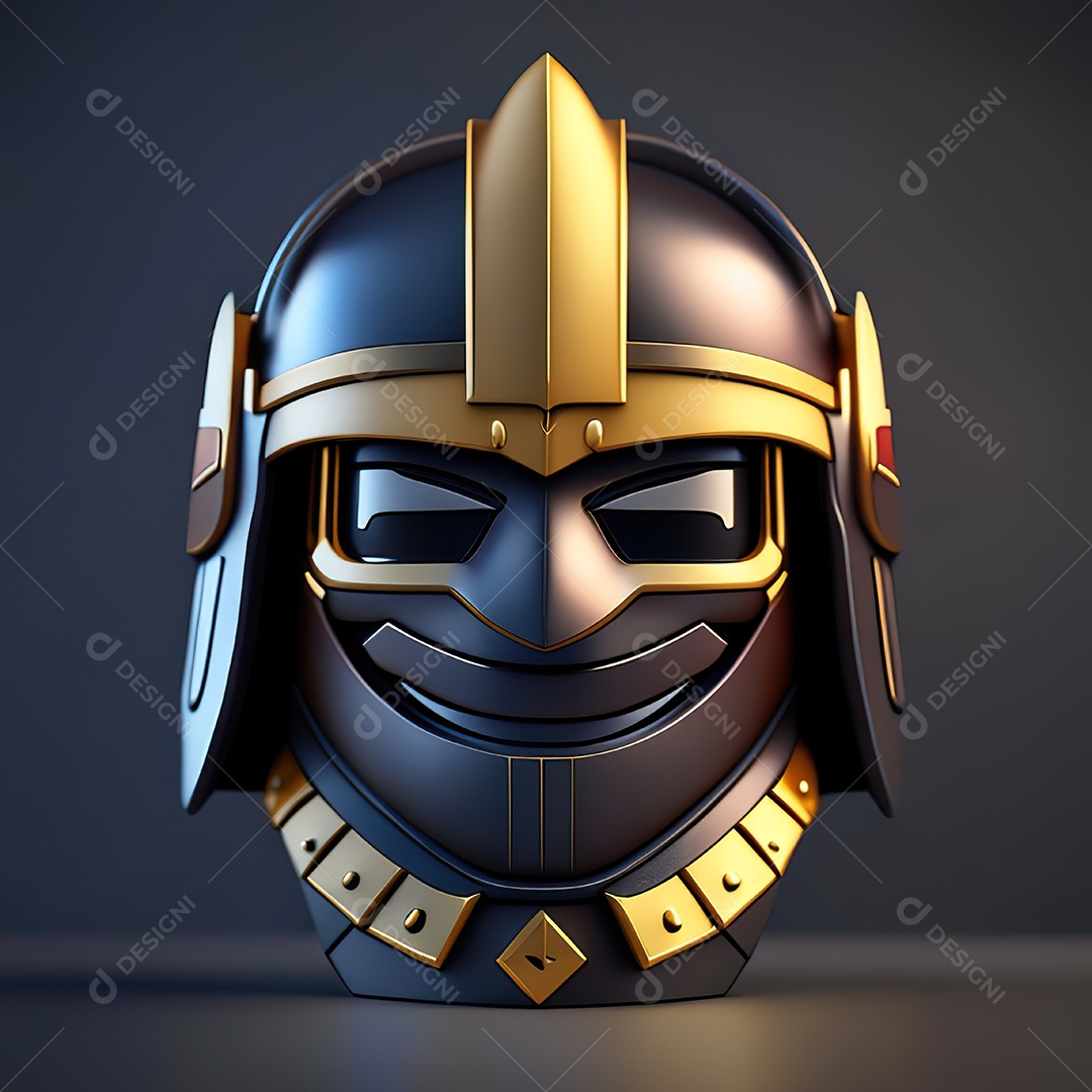 Herói emoji renderização altamente detalhada de 8k octanas