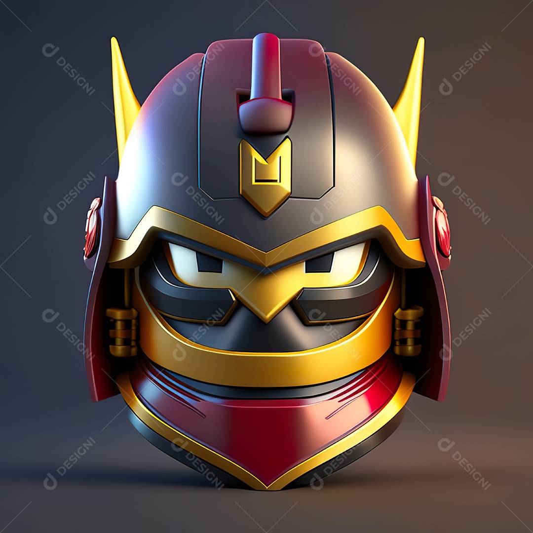 Herói emoji renderização altamente detalhada de 8k octanas