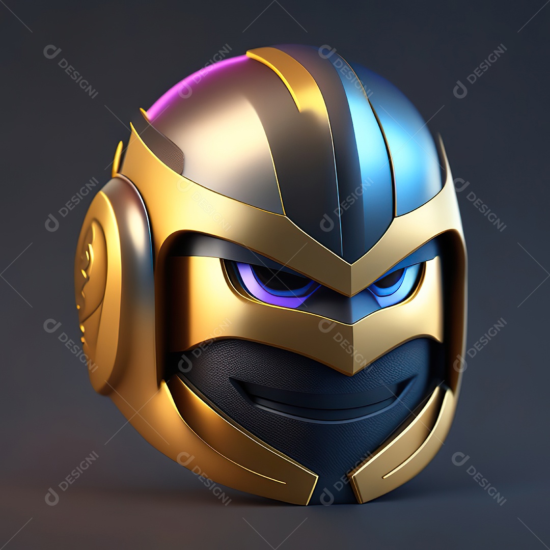 Herói emoji renderização altamente detalhada de 8k octanas