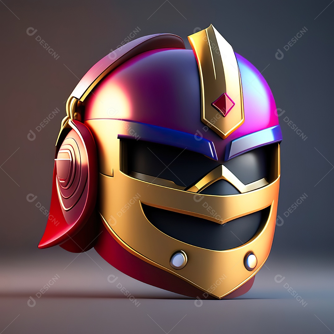 Herói emoji renderização altamente detalhada de 8k octanas