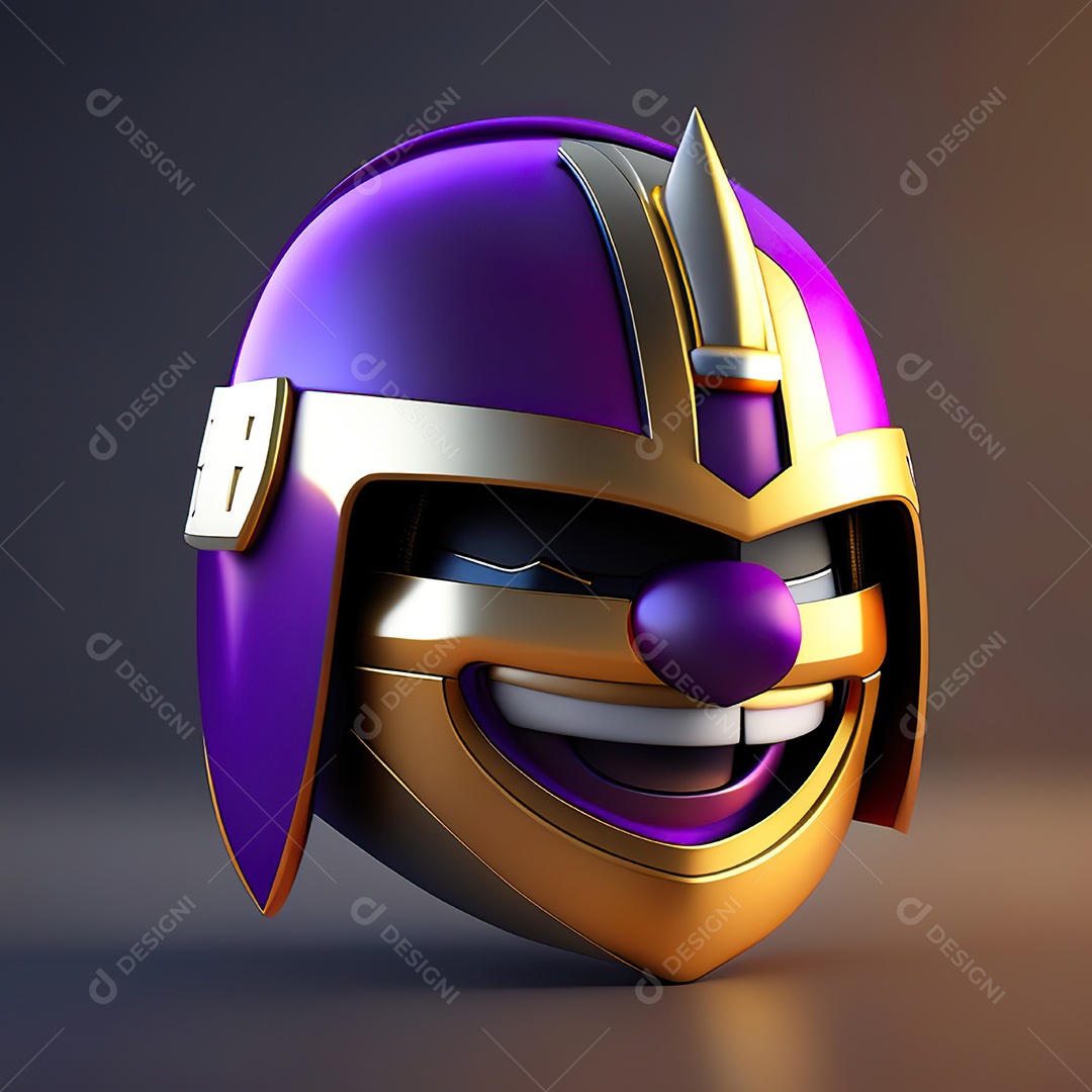 Herói emoji renderização altamente detalhada de 8k octanas