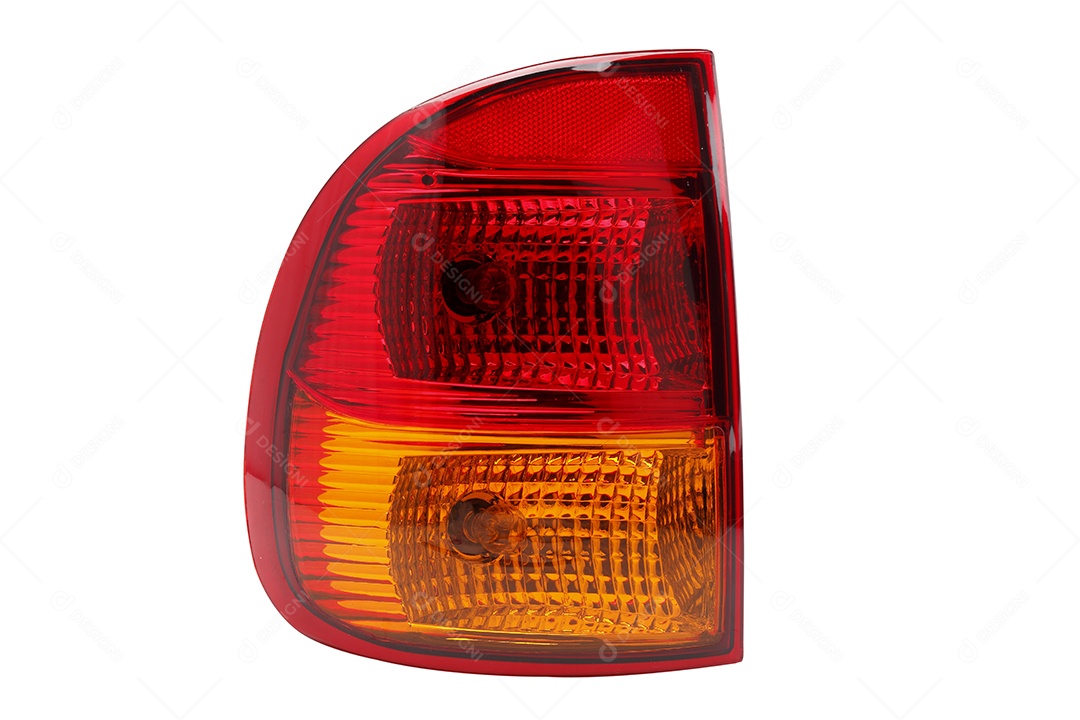 Farol de carro fundo branco