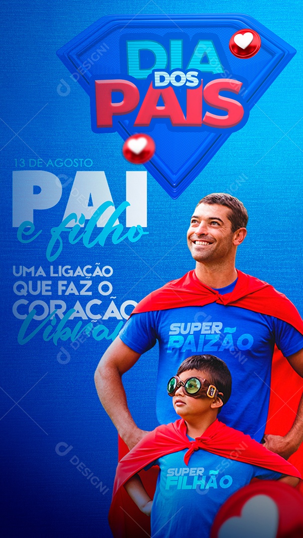 Story Dia Dos Pais Social Media PSD Editável