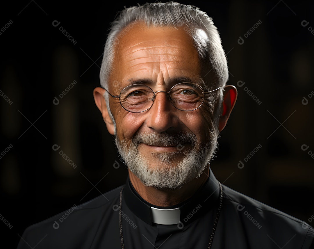 Padre ministro religioso da igreja católica