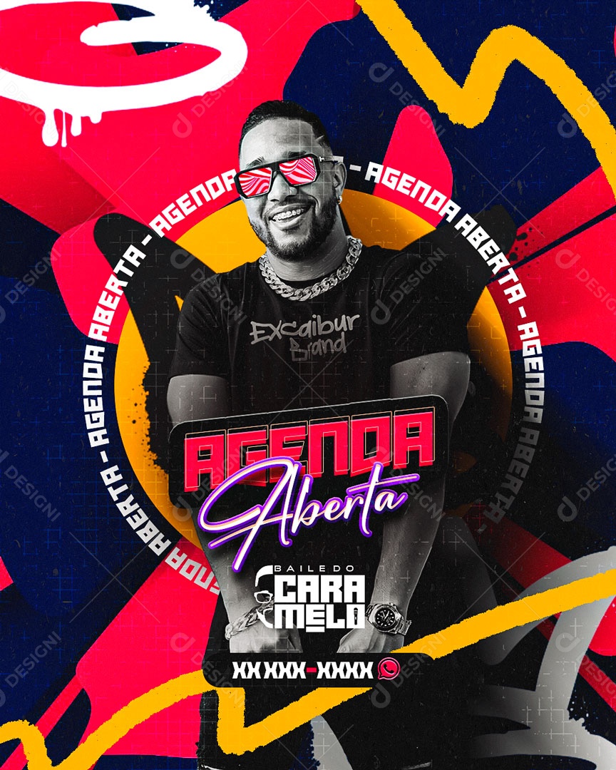 Flyer Agenda Aberta Social Media PSD
