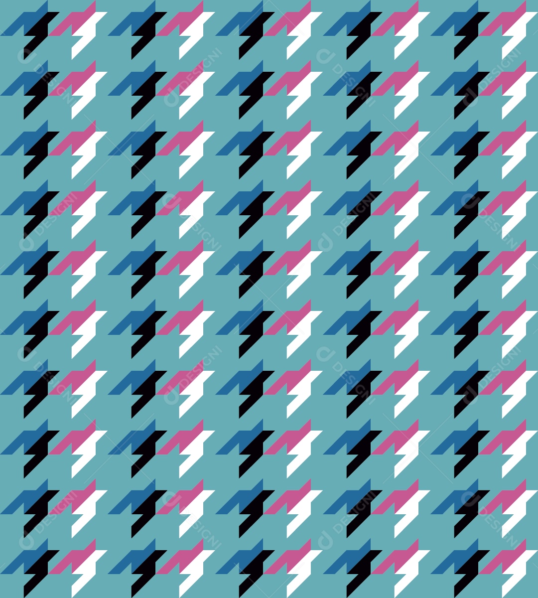Padrão Houndstooth Vetor EPS