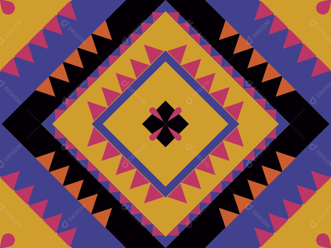 Padrão Geométrico Vetor EPS