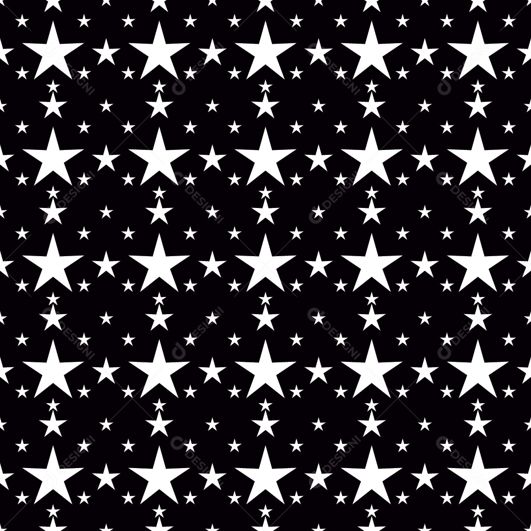 Padrão de Estrelas Vetor EPS