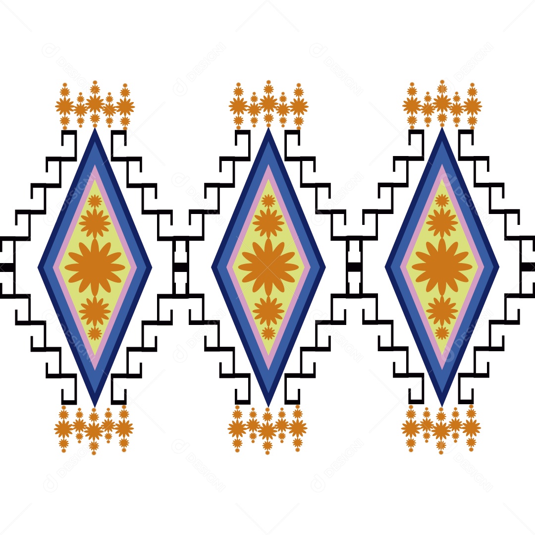 Padrão de Tapete Vetor EPS