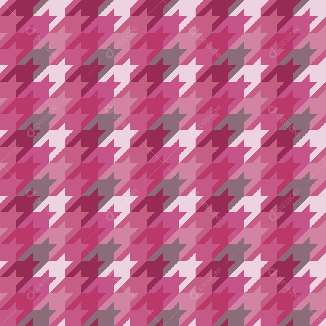 Padrão Houndstooth Vetor EPS