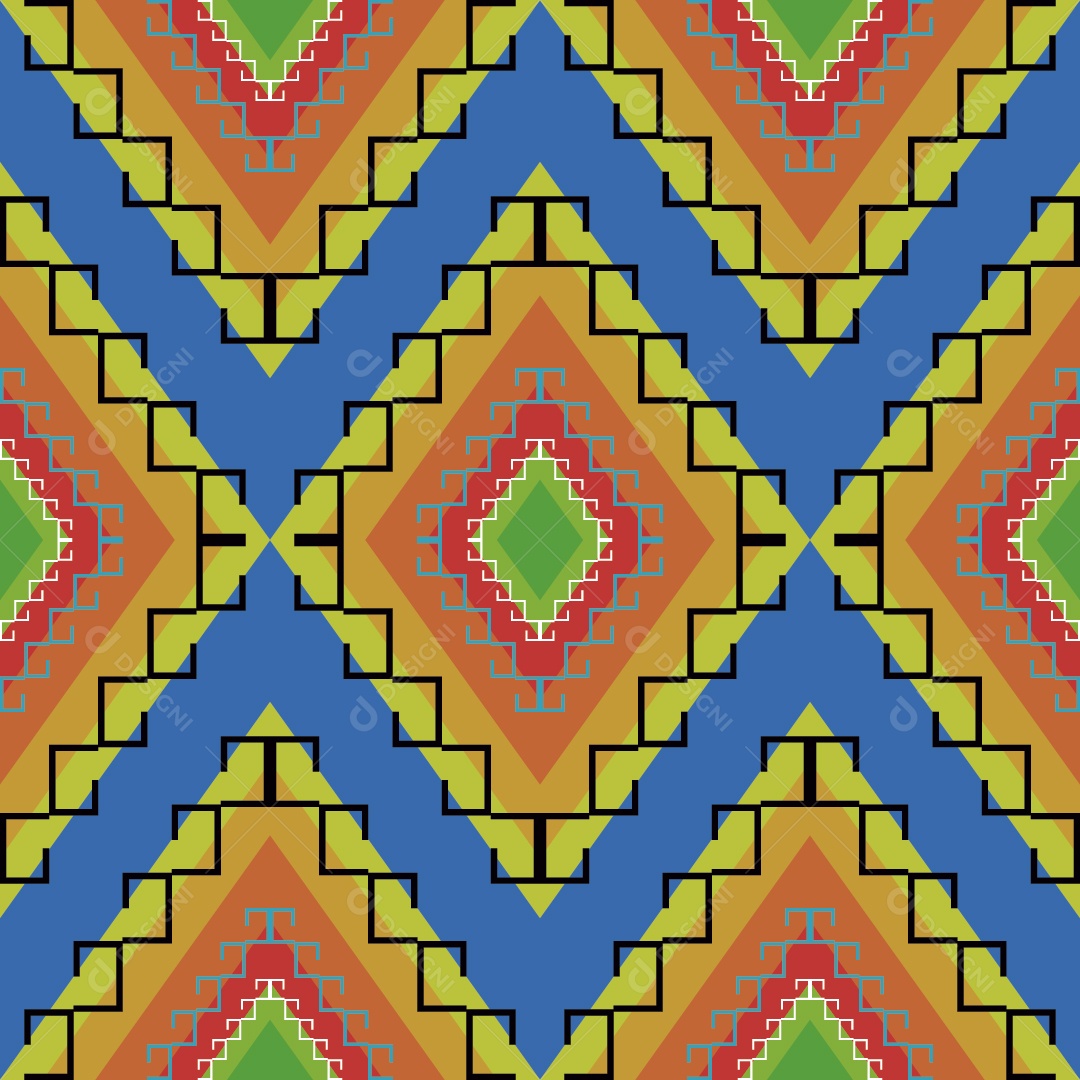 Padrão Geométrico Vetor EPS