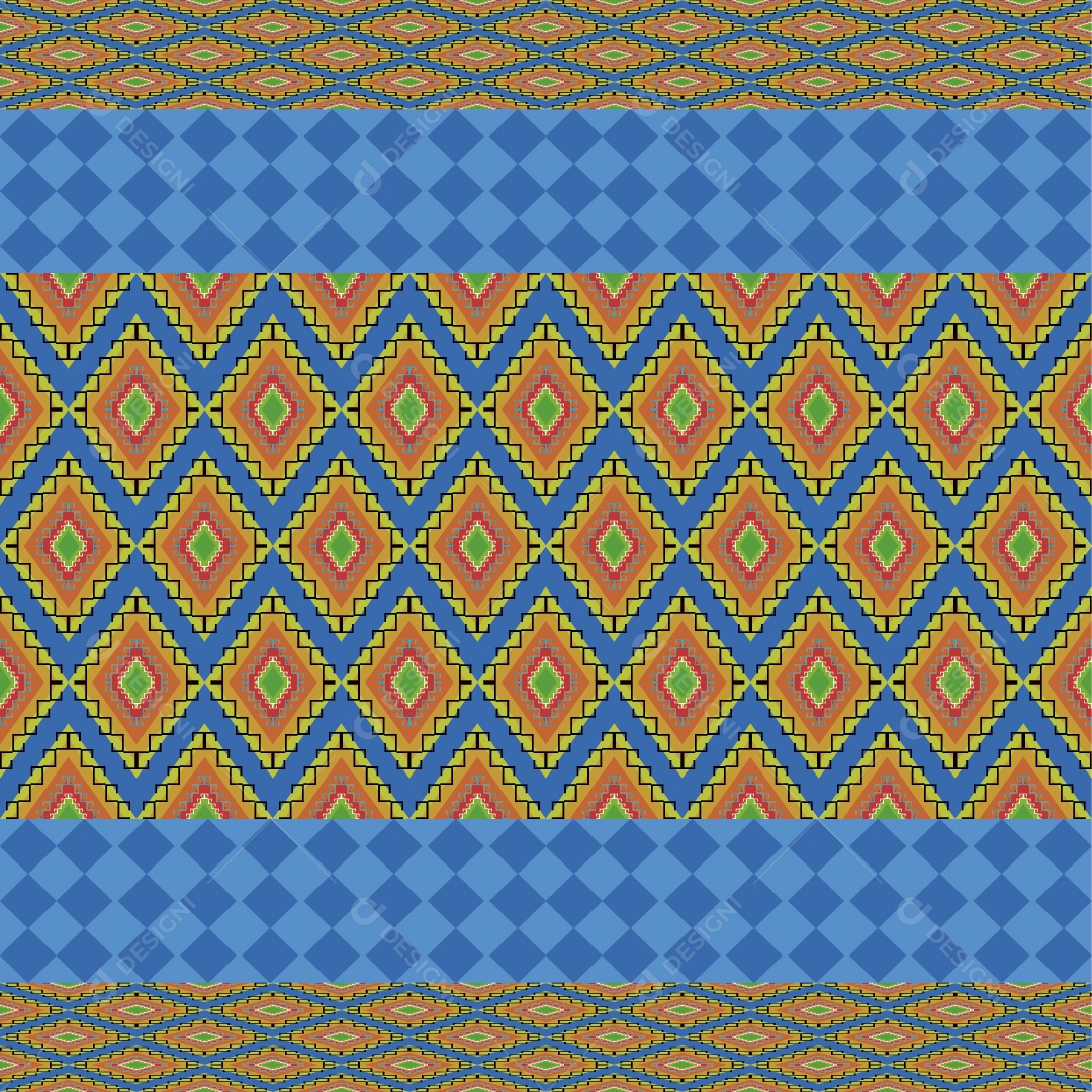 Padrão Geométrico Vetor EPS